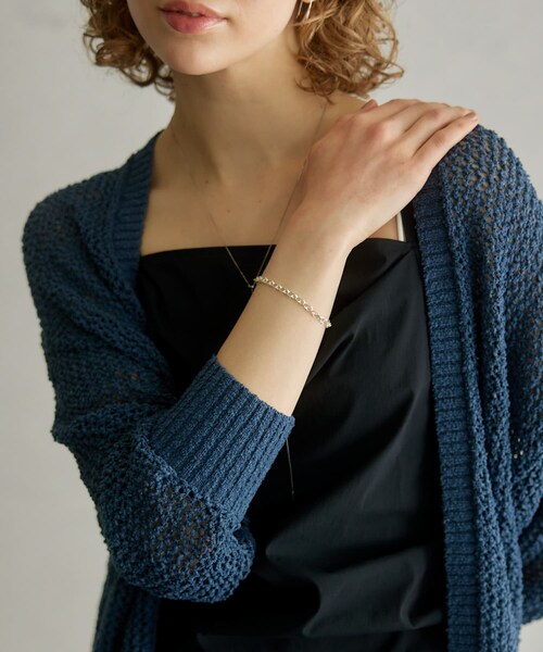 URBAN RESEARCH（アーバンリサーチ）の「decor　DoublecirclechainBracelet（ブレスレット・レディース・SILVER・-）」の4枚目の写真