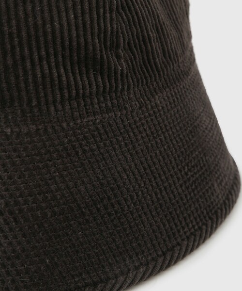ADAM ET ROPE'（アダムエロペ）の「【THOUSANDS/サウザンズ】CORDUROY SAILOR HAT（ハット・メンズ・チャコール/ホワイト系・M）」の5枚目の写真