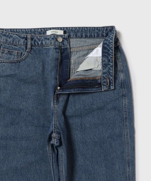 ADAM ET ROPE'（アダムエロペ）の「【AMOMENTO/アモーメント】MENS STRAIGHT FIT DENIM（デニムパンツ・メンズ・ブルー系/サックス・L/M）」の7枚目の写真