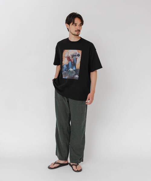 URBAN RESEARCH(アーバンリサーチ)の「I LOVE HIP HOP T-SHIRTS(Tシャツ/カットソー・メンズ・WHITE/BLACK・M/L/XL)」の15枚目の写真