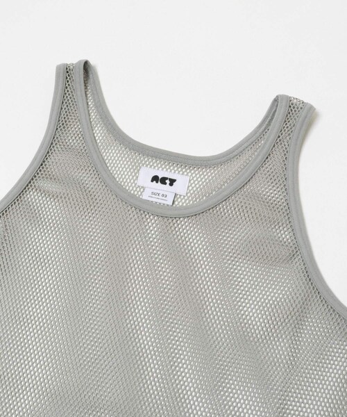 URBAN RESEARCH(アーバンリサーチ)の「Acy MESH TANK TOP V3(タンクトップ・メンズ・GRAY/L.YELLOW・XL/XXL)」の5枚目の写真
