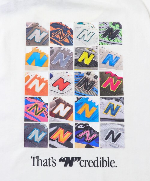 URBAN RESEARCH Sonny Label（アーバンリサーチサニーレーベル）の「NEW BALANCE　NコラージュTシャツ（Tシャツ/カットソー・メンズ・ブラック/シーソルト・M/L）」の6枚目の写真