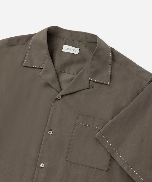 Saturdays NYC(サタデーズ ニューヨークシティ )の「Canty Stitch Color Shirt(シャツ/ブラウス・レディース・ブラック/オリーブ・L/M/S/XL)」の12枚目の写真