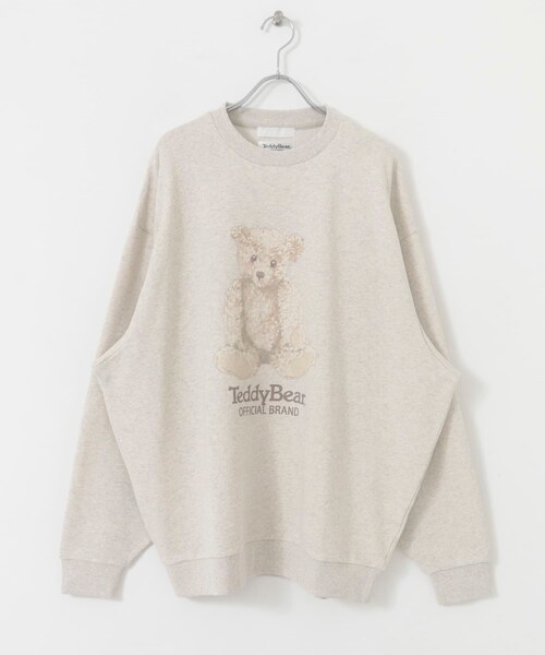 SENSE OF PLACE by URBAN RESEARCH（センスオブプレイスバイアーバンリサーチ）の「『別注』TeddyBear×SENSE OF PLACE　テディベアクルーネックスウェット（スウェット・メンズ・NAVY/OATMEAL/MINT・M/L）」の11枚目の写真