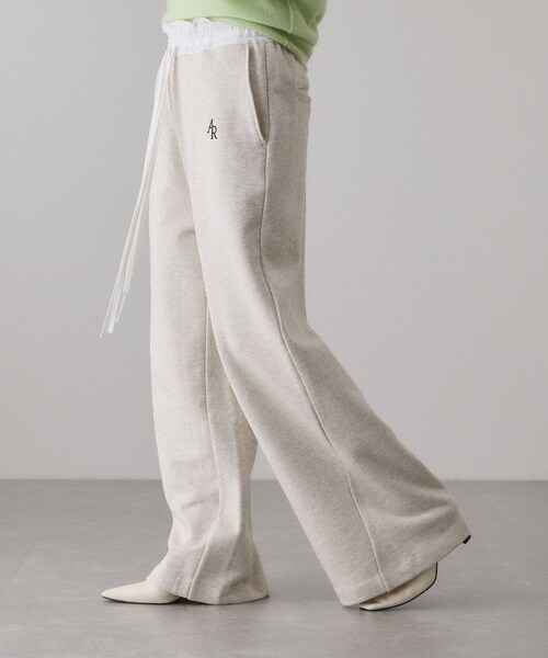 ADAM ET ROPE'（アダムエロペ）の「コンビウエストスウェットイージーパンツ（その他パンツ・レディース・グレー系/キナリ系・36/38）」の19枚目の写真