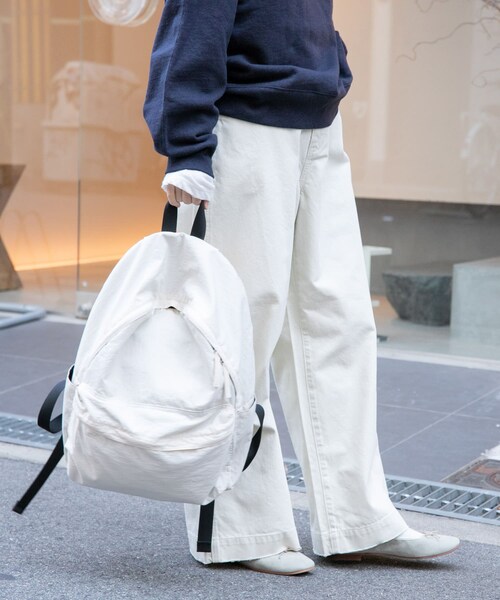 URBAN RESEARCH DOORS(アーバンリサーチドアーズ)の「FORK&SPOON フレンチドリルピグメントチノパンツ(チノパンツ・レディース・IVORY/BEIGE・1/2)」の14枚目の写真