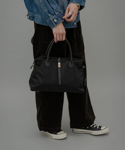 URBAN RESEARCH Sonny Label（アーバンリサーチサニーレーベル）の「VIOLAd’ORO　BIANCA V-2251（トートバッグ・レディース・black/taupe・one）」の5枚目の写真