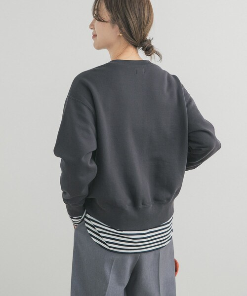 URBAN RESEARCH DOORS（アーバンリサーチドアーズ）の「裏起毛スウェットカーディガン（カーディガン/ボレロ・レディース・OATMEAL/GRAY/CHARCOAL・Free）」の9枚目の写真