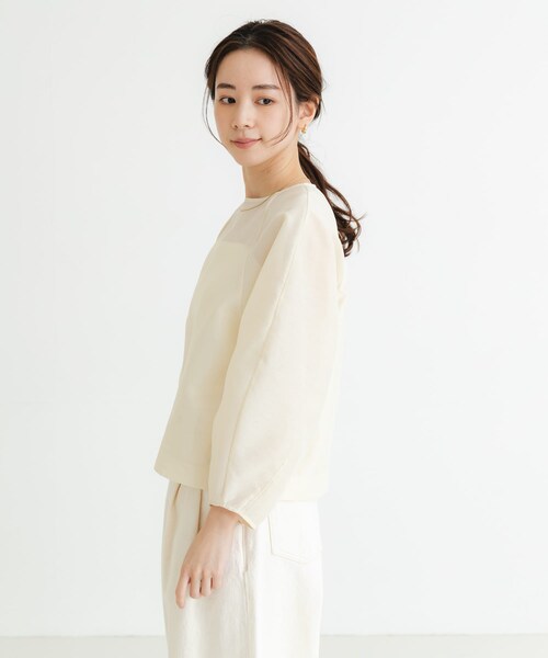 URBAN RESEARCH(アーバンリサーチ)の「『MADE IN JAPAN』オーガンジーブラウス(シャツ/ブラウス・レディース・CHARCOAL/BEIGE・FREE)」の21枚目の写真