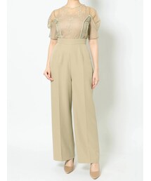 LAGUNAMOON | LADYパネルレースドッキングコンビネゾン(パンツドレス)