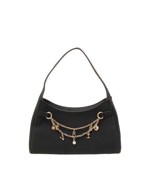 EVRIS（エヴリス）の「モチーフチェーンハンドBAG（ハンドバッグ・レディース・ホワイト/ブラック/ブラウン・F）」の2枚目の写真