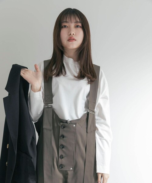 THE GOODLAND MARKET（ザグッドランドマーケット）の「ザ グッドランド マーケット　#200426 overall（サロペット/オーバーオール・レディース・KHAKI・FREE）」の5枚目の写真