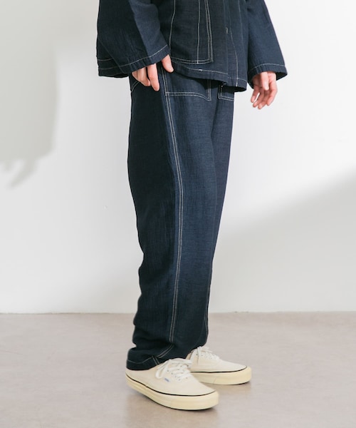 URBAN RESEARCH Sonny Label（アーバンリサーチサニーレーベル）の「WHEIR　イージーファティーグパンツ（デニムパンツ・メンズ・WA/NB・M/L）」の5枚目の写真