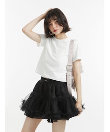 jouetie | ラインストーンロゴTシャツ(Tシャツ/カットソー)