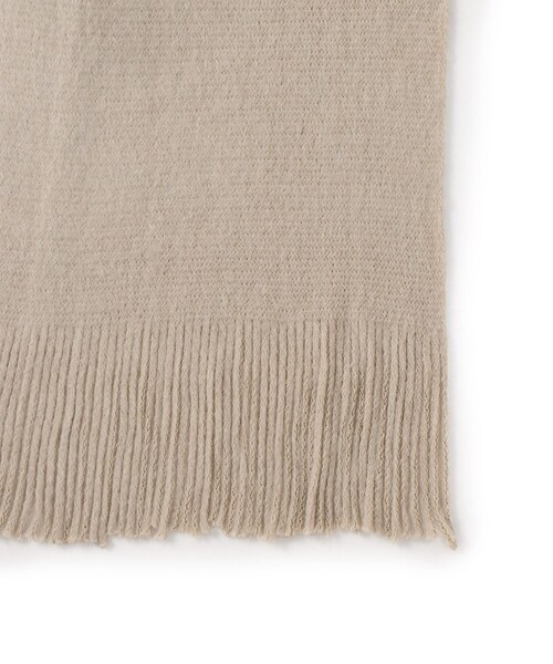 VIS（ビス）の「ミンクタッチもちもちストール（ストール/ショール・レディース・チャコール/キナリ/ベージュ系/レッド・F）」の15枚目の写真