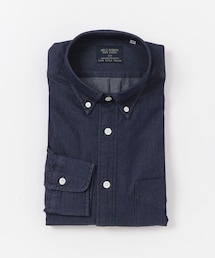 LIFE STYLE TAILOR デニムボタンダウンシャツ