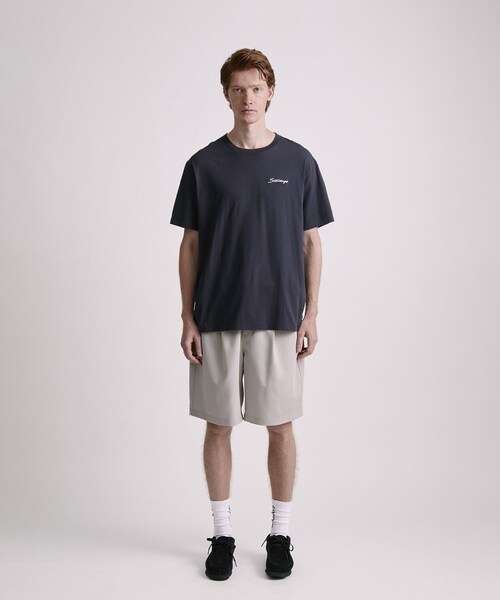 Saturdays NYC(サタデーズ ニューヨークシティ )の「Script Emb SS Tee(Tシャツ/カットソー・レディース・ネイビー・L/M/S/XL/XS/XXL)」の18枚目の写真