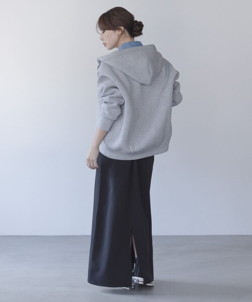 URBAN RESEARCH Sonny Label（アーバンリサーチサニーレーベル）の「ダンボールZIPコクーンフーディー（パーカー・レディース・L.グレー/チャコール/ネイビー・Free）」の13枚目の写真