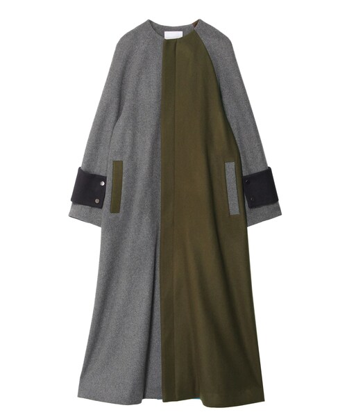 UN3D.（アンスリード）の「NO COLLAR MAXI WOOL CT（その他アウター