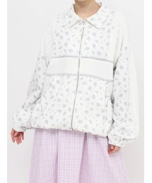 merry jenny | floralコンビトラックジャケット(ジャージ)