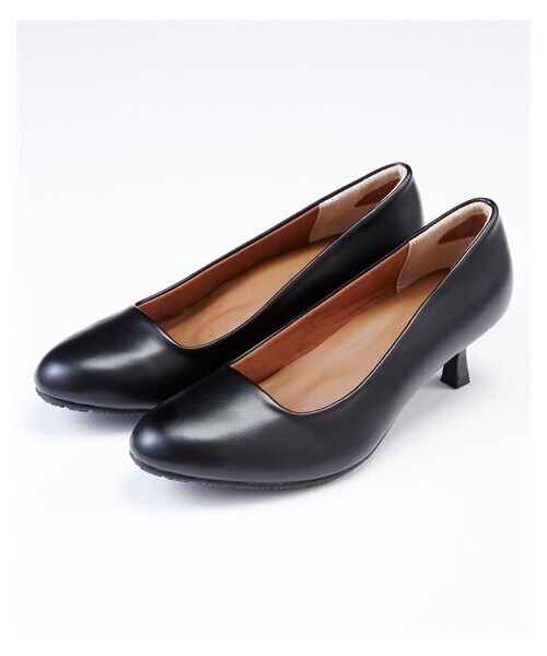 nissen（ニッセン）の「ラウンドトゥパンプス（ワイズ４E）（防水・防滑）ACQUA PALETTE（アクアパレット）（パンプス・メンズ・黒/ブラウン/黒×シルバーヒール・23.0cm/4E/23.5cm/4E/24.0cm/4E/24.5cm/4E/25.0cm/4E/25.5cm/4E/26.0cm/4E/26.5cm/4E/27.0cm/4E）」の8枚目の写真