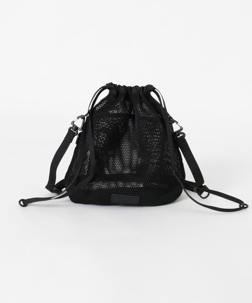 URBAN RESEARCH（アーバンリサーチ）の「BAICYCLON by bagjack　MESH DRAW STRING BAG S（ショルダーバッグ・メンズ・BLACK・FREE）」の3枚目の写真