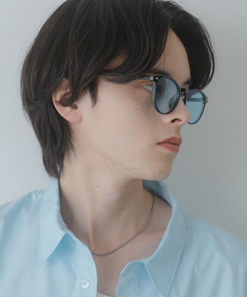 SENSE OF PLACE by URBAN RESEARCH（センスオブプレイスバイアーバンリサーチ）の「ボスリントンサングラス（メガネ・メンズ・BLACK/GRAY/BLUE・One）」の19枚目の写真