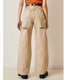 EVRIS | BACKスラッシュワイドデニムパンツ(デニムパンツ)