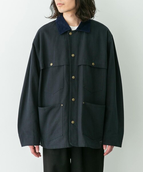 URBAN RESEARCH Sonny Label（アーバンリサーチサニーレーベル）の「ARMY TWILL　Duck Logger Jacket（カバーオール・メンズ・NAVY/KHAKI/BLACK・M/L）」の13枚目の写真