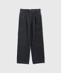 ADAM ET ROPE' | 【AURALEE/オーラリー】GARMENT-DYED FINX LIGHT CHINO ONE-TUCK WIDE PANTS(チノパンツ)