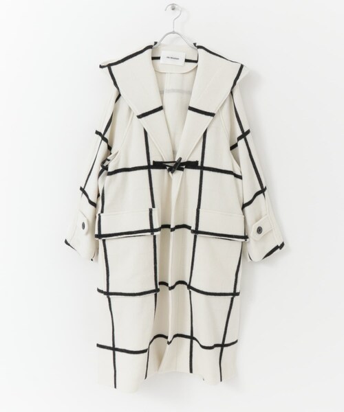 ジャケット・アウター rito structure GRID-PATTERN DUFFLE COAT rito structure GRID-PATTERN DUFFLE COAT