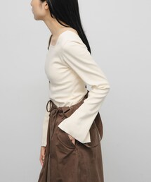 KBF | バックオープンカップ付ロンTEE(Tシャツ/カットソー)