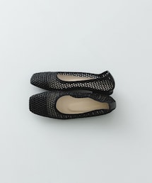 RODE SKO | 『MADE IN JAPAN』 スクエアメッシュフラットシューズ(バレエシューズ)