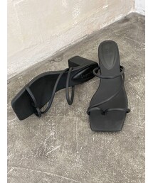 Ungrid | スクエアトゥヒールサンダル(サンダル)