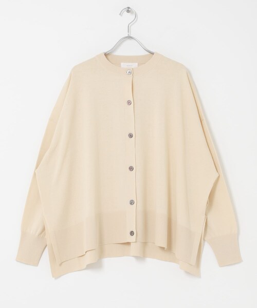 かぐれ（カグレ）の「ハイツイストコットンワイドカーディガン（カーディガン/ボレロ・レディース・IVORY/BLACK/MINT GRAY・Free）」の12枚目の写真