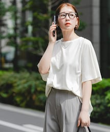 URBAN RESEARCH ROSSO | 『UR TECH』Fby ROSSO　UVCUTバックテールフレアスリーブTシャツ(Tシャツ/カットソー)