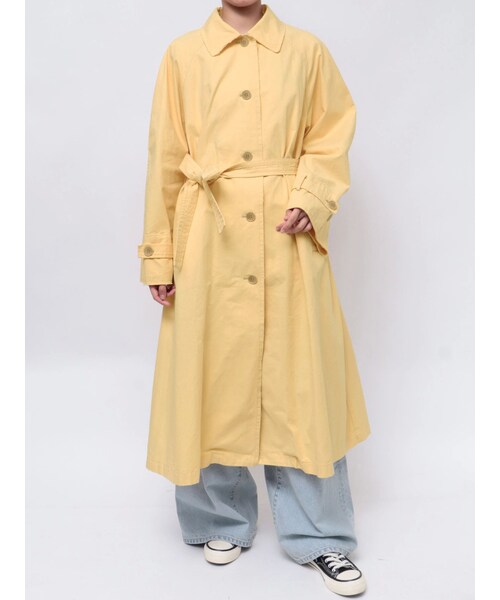 Ungrid（アングリッド）の「カットオフステンカラーコート（ステンカラーコート・レディース・アイボリー/イエロー/ミックス・S/M）」の7枚目の写真