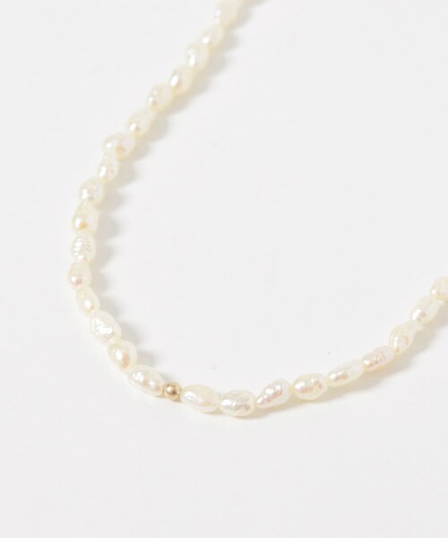 かぐれ（カグレ）の「Toile　RICE PEARL NECKLACE（ネックレス・レディース・WH・45）」の3枚目の写真