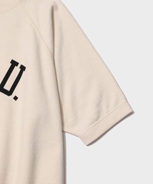 ADAM ET ROPE'(アダムエロペ)の「【Champion/チャンピオン】CRSS SHORT SLEEVE SWEATSHIRT(スウェット・メンズ・ホワイト/グリーン/ネイビー・L/M/XL)」の22枚目の写真