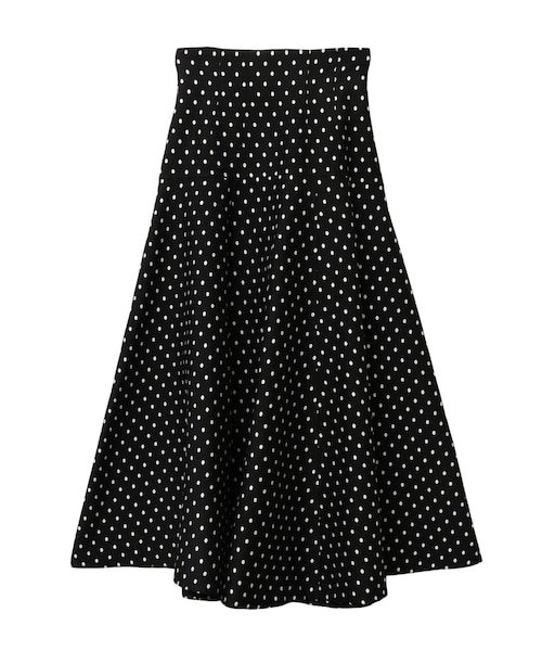 ELENDEEK（エレンディーク）の「HIGH WAIST FLARE SK（スカート・レディース・グレー/チャコールグレー/ブラック/ミックス・01/02）」の9枚目の写真