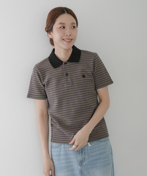 URBAN RESEARCH Sonny Label（アーバンリサーチサニーレーベル）の「CARHARTT　SHORT-SLEEVE DION POLO（ポロシャツ・レディース・LILY/ICARIA・S）」の3枚目の写真