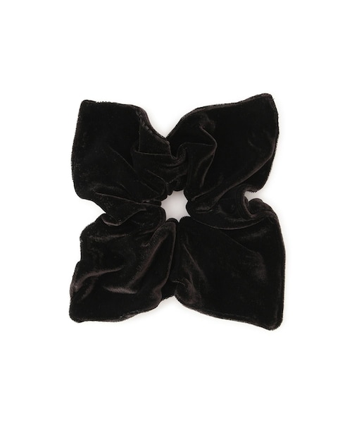 VIS（ビス）の「スクエアベロアシュシュ（シュシュ・レディース・ブラック/ダークブラウン・F）」の7枚目の写真