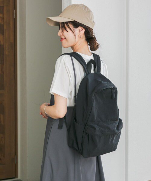 URBAN RESEARCH DOORS（アーバンリサーチドアーズ）の「ウォッシャブルマルチ収納リュック（バックパック/リュック・レディース・BLACK/IVORY・one）」の19枚目の写真