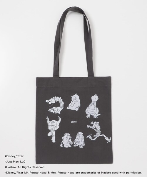 KBF（ケイビーエフ）の「TOYSTORY/トートバッグ（トートバッグ・レディース・IVORY/CHARCOAL・One）」の20枚目の写真