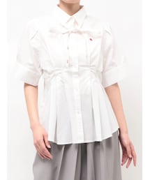 TONAL | 【POLO BCS】タイ付ボリュームスリーブシャツ(シャツ/ブラウス)