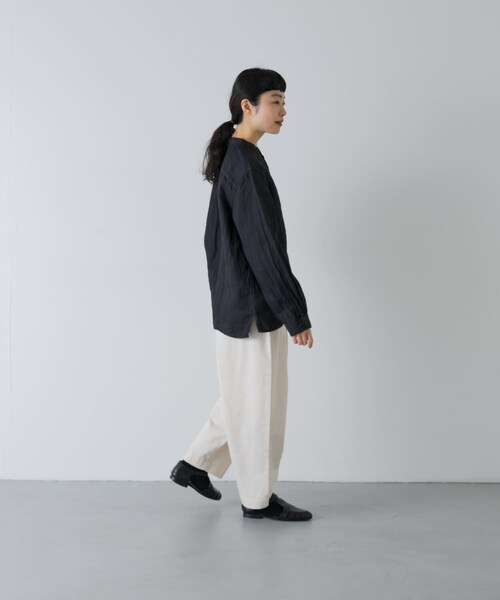 かぐれ（カグレ）の「MITTAN　和紙大麻シャツ（シャツ/ブラウス・レディース・白/墨黒・2）」の17枚目の写真