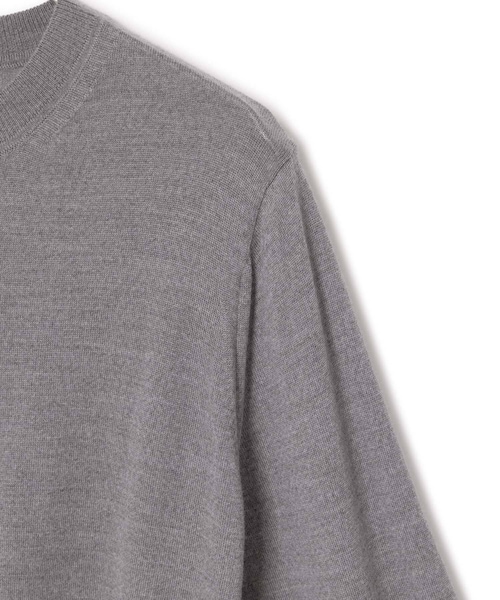 ROPE'(ロペ)の「SUPER160’sメリノウールカーディガン【ロロ・ピアーナ社製ウール使用】/アンサンブル対応(カーディガン/ボレロ・レディース・グレー/オフホワイト/ダークブラウン/ネイビー/ブルー/ピンク・F)」の8枚目の写真