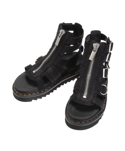 EVRIS（エヴリス）の「【Dr.Martens】Olson（サンダル・レディース・ブラック/ミントグリーン・M/L）」の2枚目の写真