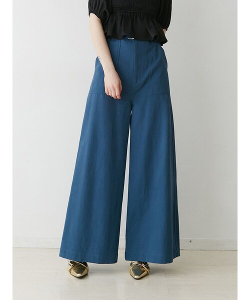 jouetie（ジュエティ）の「スーパーハイウエストワイドパンツ（その他パンツ・レディース・レッド/ブルー/ブラウン/ピンク・S/M）」の10枚目の写真