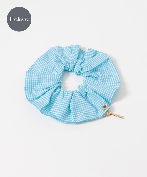 URBAN RESEARCH(アーバンリサーチ)の「GANNI EXCLUSIVE SCRUNCHIE(ヘアゴム・レディース・CAPPUCCINO/B CURACAO/S PINK・-)」の2枚目の写真